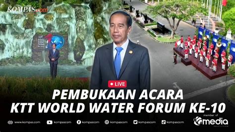 LIVE Presiden Jokowi Terima Kedatangan Delegasi Negara KTT World