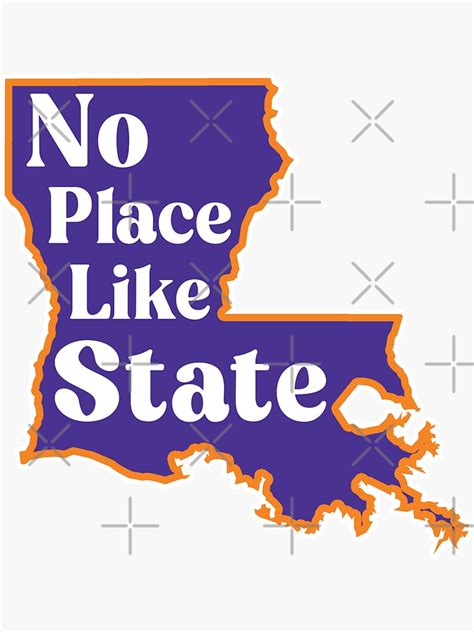 No Place Like State Northwestern State University Sticker For Sale