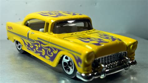 Hot Wheels 55 Chevy Hw Flames 2018 55 Chevy Hot Wheels Chevy