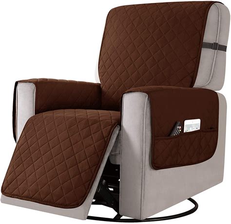 Xaweyi Recliner Chair Cover Reversible Recline Sofa Slipcover with Side ...