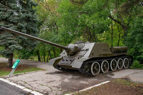 Артиллерийская установка СУ-100. Подробное описание экспоната, аудиогид ...