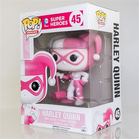 Funko Pop Heroes Dc Comics Vinyl Figure Harley Quinn Pink White