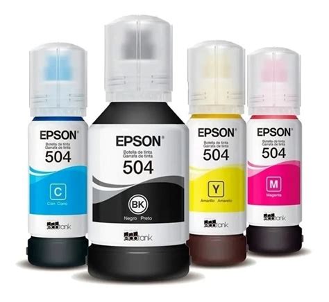 Kit De Tintas Epson T504 Para L4150 L4160 L6171 L6161 Envío gratis