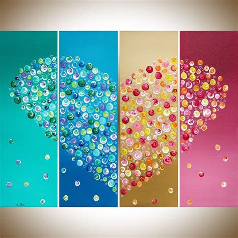 15 Best Collection of Hearts Canvas Wall Art