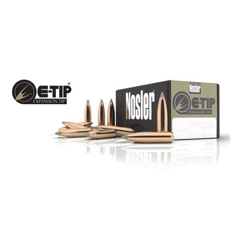 Nosler E Tip Mm Gr Stk Blyfri Projektil Projektiler