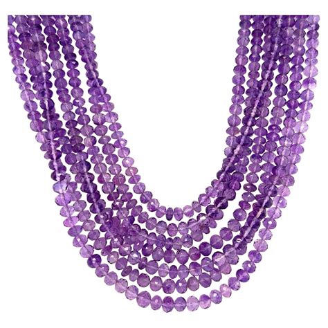 Amethyst Bead Necklace Arts And Crafts Era At 1stDibs