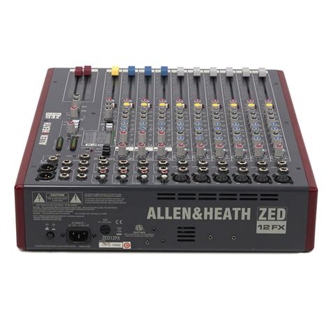 Allen And Heath ZED 12FX USB Kompakt Stereo Mixer Gear4music