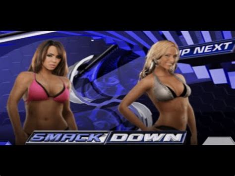 Wwe Smackdown Vs Raw Ps Layla Vs Michelle Mccool Normal