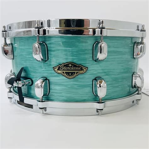 Tama Starclassic Walnutbirch 65x14 Snare Drum Surf Green Reverb