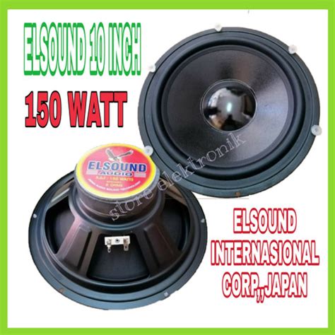 Jual Speaker Elsound 10 Inch Woofer Bass Original DOBEL MAGNET