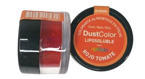 Colorante En Polvo Liposoluble Rojo Tomate 10 Cc Dust Color