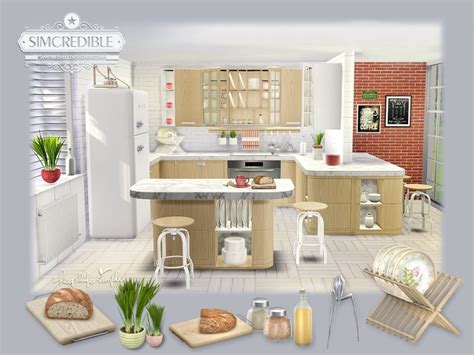 The Sims Resource - Keep Life Simple Kitchen [web transfer]