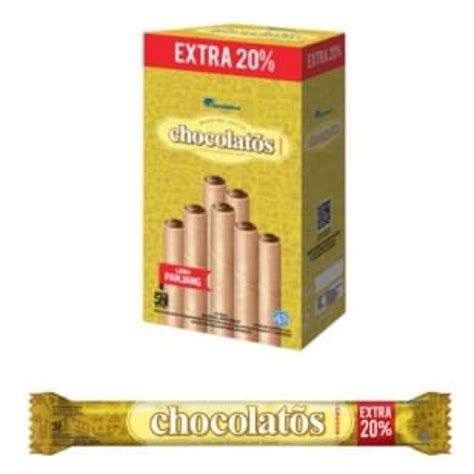 Jual Chocolatos Wafer Roll Stik Box Isi Pcs X G G