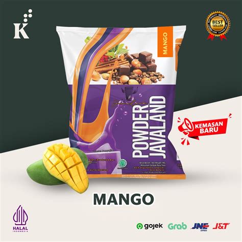 Jual Bubuk Minuman Bubble Powder Drink Mangga Mango Original Javaland