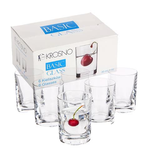 Kieliszki do wódki shotów Shot KROSNO 6szt 50ml 344280 Cena Opinie