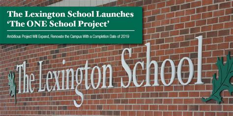 The Lexington School Launches 'The ONE School Project' | Lexington Family