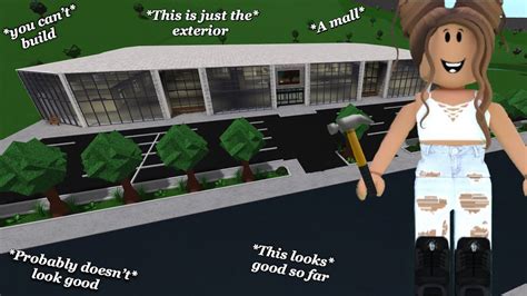 Building My Mall In Bloxburg Exterior Part 1 YouTube