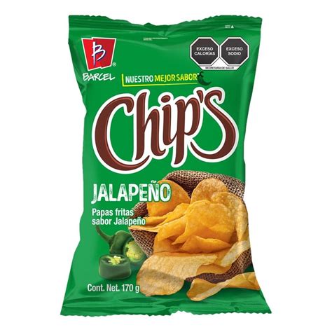 Papas fritas Barcel Chips sabor jalapeño 170 g Walmart