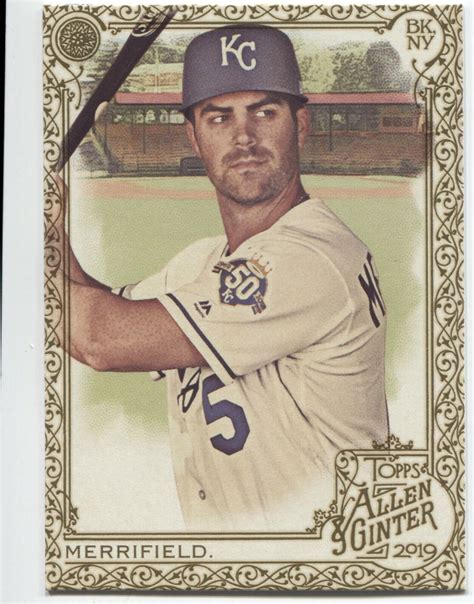 WHIT MERRIFIELD 2019 Allen Ginter GOLD BORDER Hot Box KC ROYALS