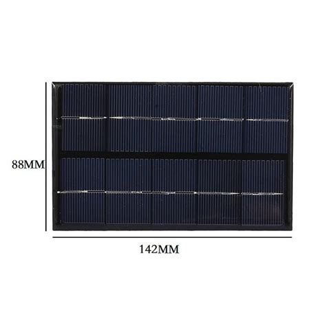 5W 5V Zonnepaneel Battery Charger Diy Solar Module Met Usb Poort