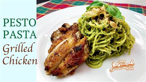 Pesto Pasta Grilled Chicken Sony Zv 1 面 معكرونة Pesto Sauce