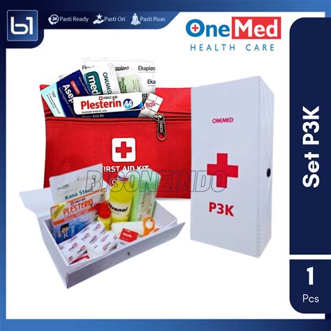 Jual Kotak P3k Set Portable Onemed Isi Lengkap P3k Pouch Travel