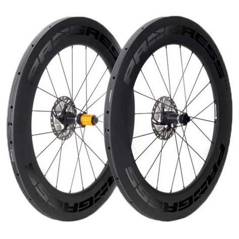 Progress Space Disc Tubular Road Wheel Set Black Bikeinn