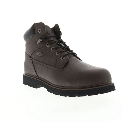 Lugz Work Lugz Mortar Mid St Mens Brown Casual Dress Boots Shoes