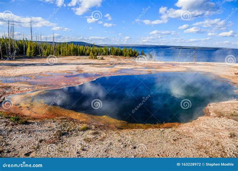 Abyss Pool In The West Thumb Geyser Basin Of Yellowstone National Park