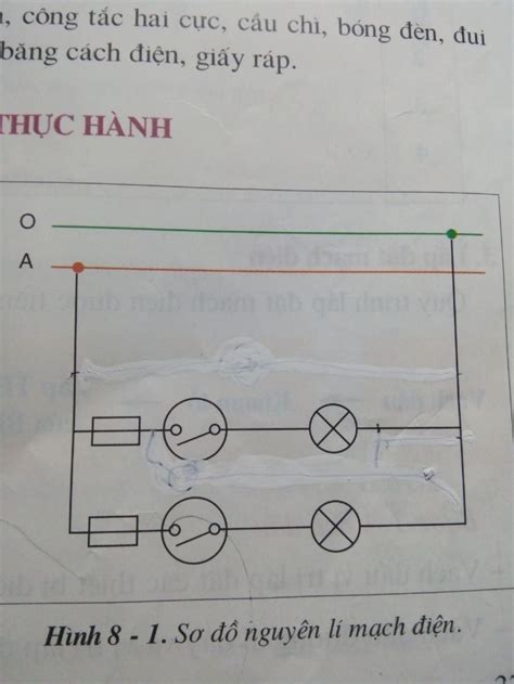 Vẽ Sơ đồ Nguyên Lý Làm Việc Của Mạch điện Gồm 2 Cầu Chì 2 Công Tắc 2