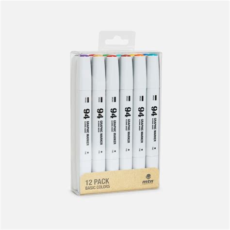 Montana 94 Graphic Marker Set 12 pz Basic | Graffitishop / SPECTRUM