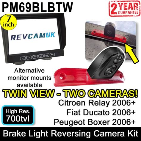 Reversing Cameras Uk Ltd Van Brake Light Reversing Camera Kits Fiat