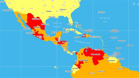 Mapa interactivo muestra los países más peligrosos del mundo Doble Llave