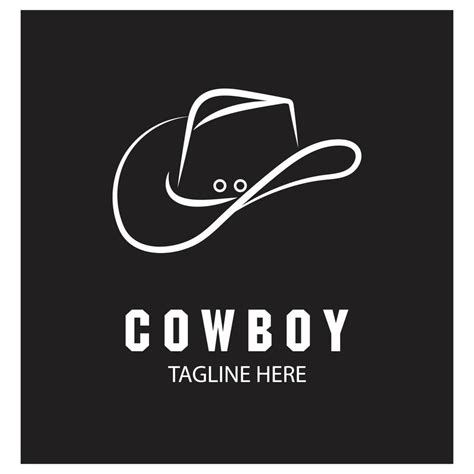 Cowboy logo vector template design 15707325 Vector Art at Vecteezy