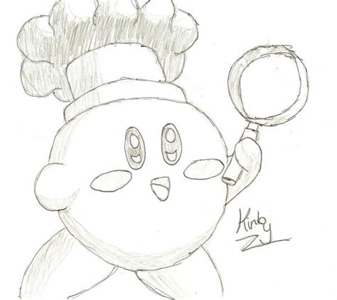 Cook Kirby Drawing by LollzzzMann on DeviantArt