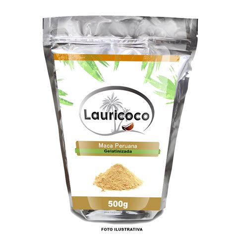 Maca Peruana Gelatinizada em Pó 500Gr Lauricoco