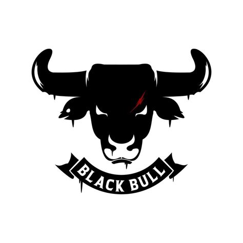 black bull logo 5283095 Vector Art at Vecteezy