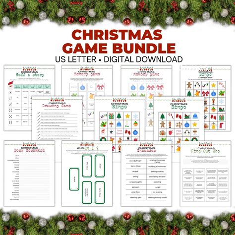 Christmas Games Bundle for Kids Christmas Classroom Games for Kids ...