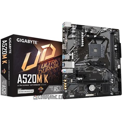 Mainboard Gigabyte A M K Am Amd Tecnogame Ec