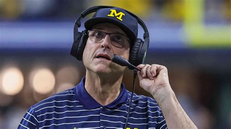 Michigan’s Jim Harbaugh Facing Possible Four Game Suspension Per Report Nbc Bay Area