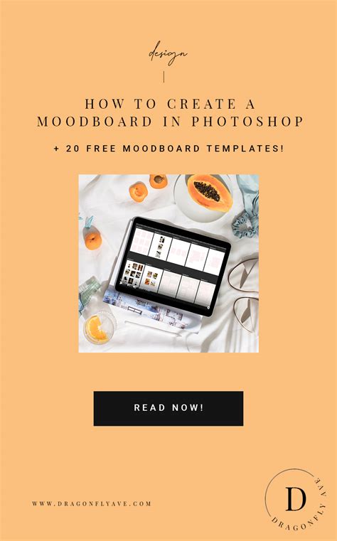 How To Create A Mood Board In Photoshop Dragonfly Ave