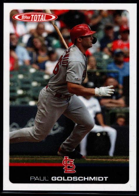 Amazon 2019 Topps Total Wave 8 Baseball 800 Paul Goldschmidt St