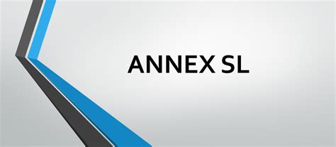 Iso 9001 2015 What You Need To Know About The Annex Sl