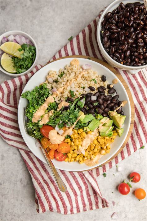 Chipotle Black Bean Burrito Bowls With Seared Corn From My Bowl