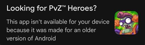 Is PvZ Heroes going to be updated so it can work with newer androids? : r/PvZHeroes