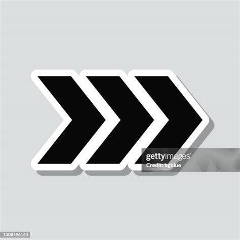 Directional Arrow Stickers Photos And Premium High Res Pictures Getty