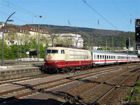 DB Fernverkehr 103 113 7 Am 19 04 15 In Heidelberg Hbf Mit Dem IC 2316