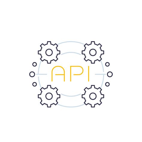 Api Icon Application Programming Interface Software Integration Line