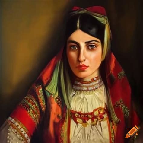 Armenian Woman In Traditional Clothes Inspired By Degas On Craiyon