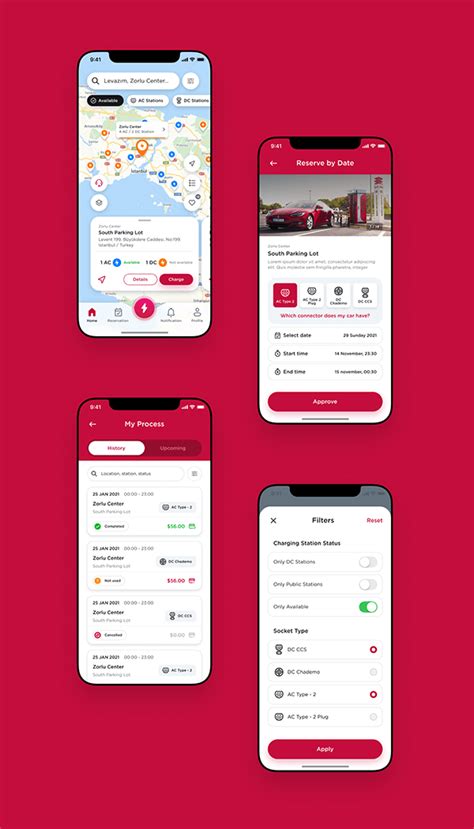 Zorlu Energy Solutions Ev Charging App On Behance